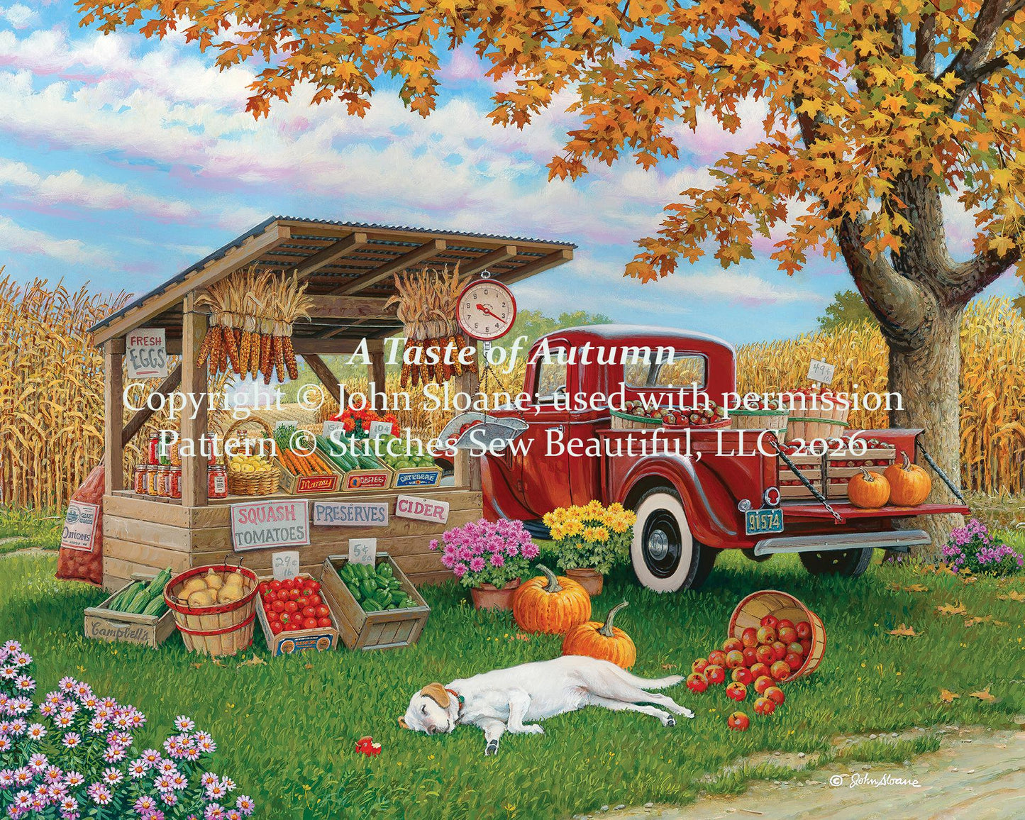 A Taste of Autumn - Cross Stitch Pattern