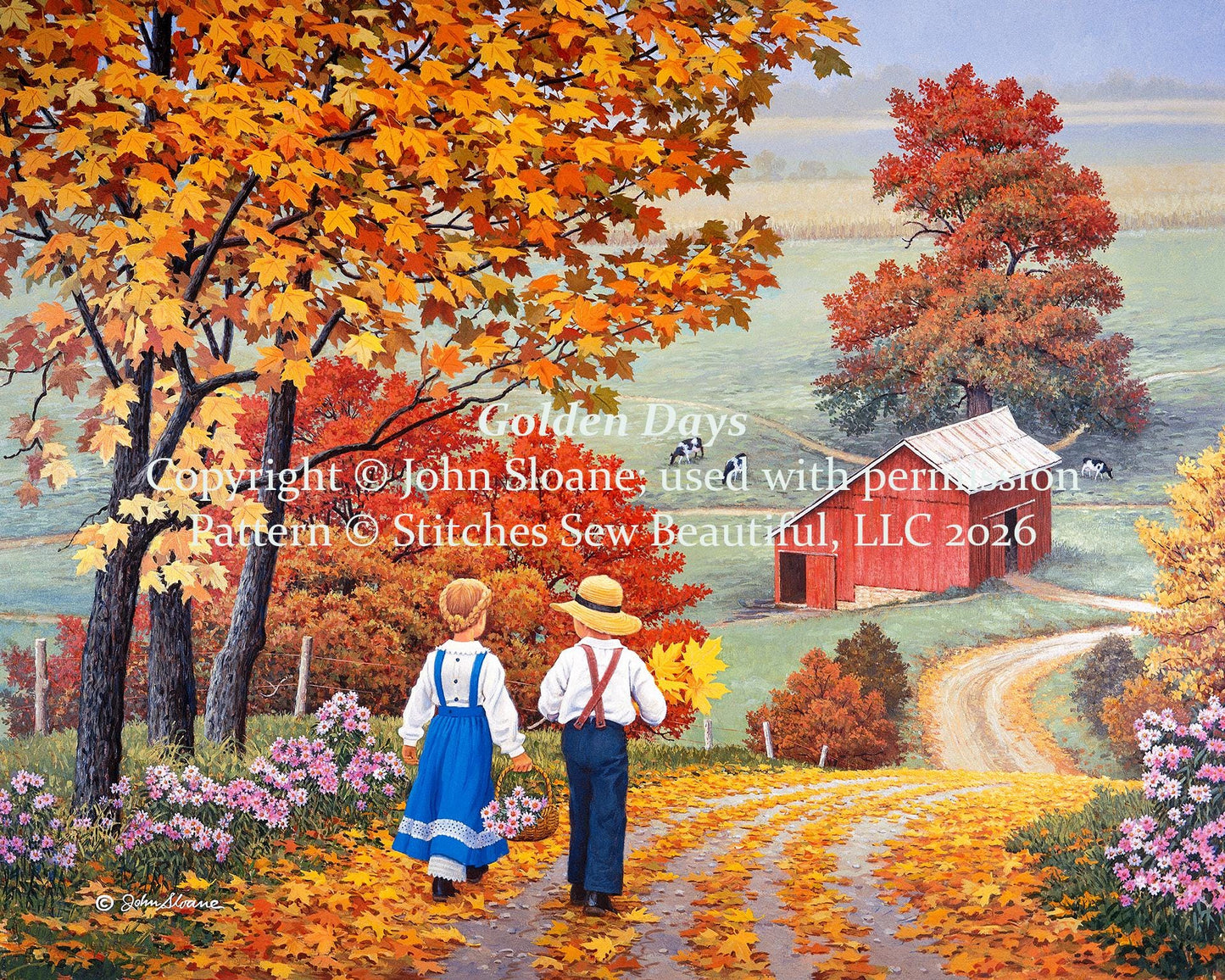 Golden Days - Cross Stitch Pattern