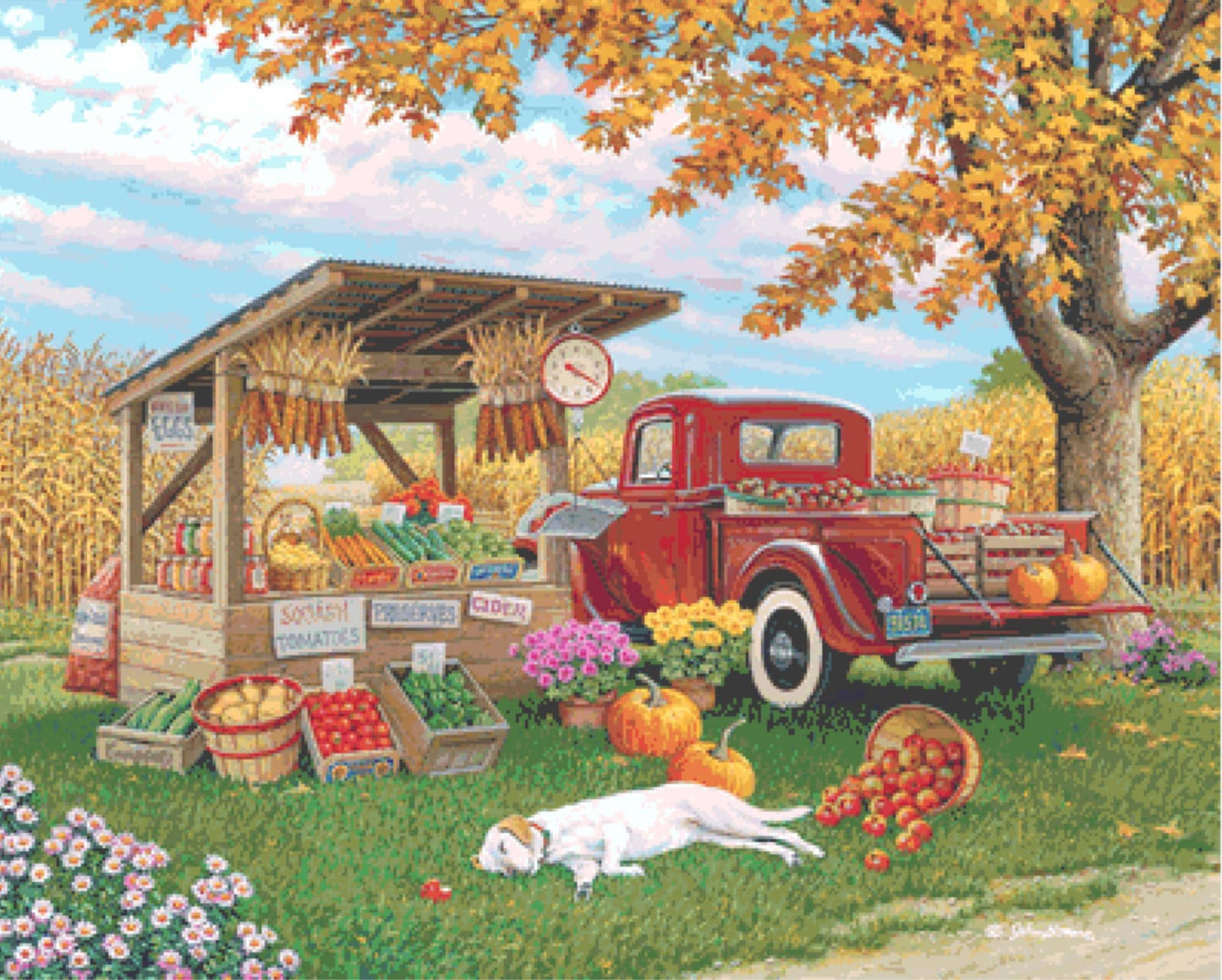 A Taste of Autumn - Cross Stitch Pattern