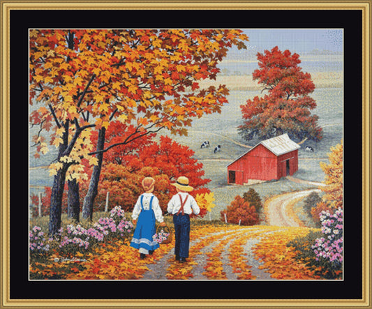 Golden Days - Cross Stitch Pattern