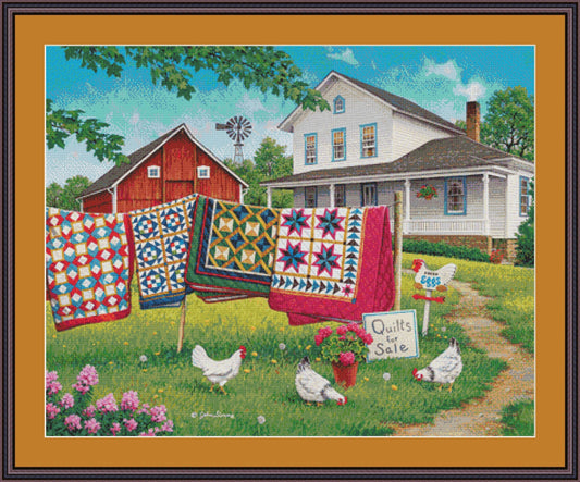Fresh Eggs and More - Cross Stitch Pattern