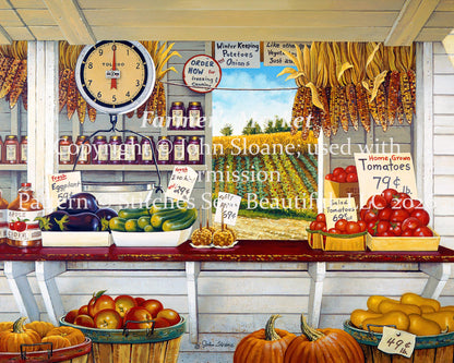 Farmer's Market - Cross Stitch Pattern