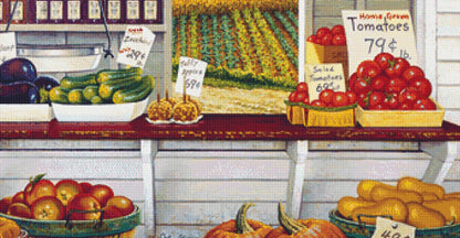 Farmer's Market - Cross Stitch Pattern