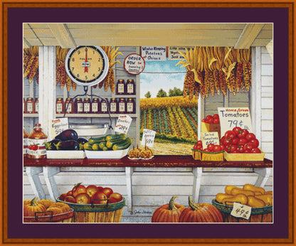 Farmer's Market - Cross Stitch Pattern