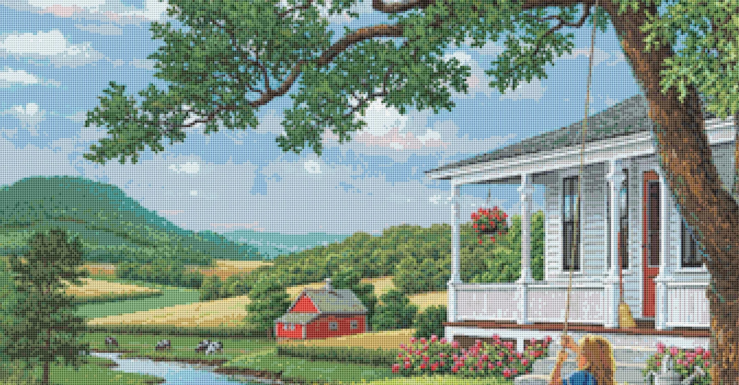 After Chores - Cross Stitch Pattern