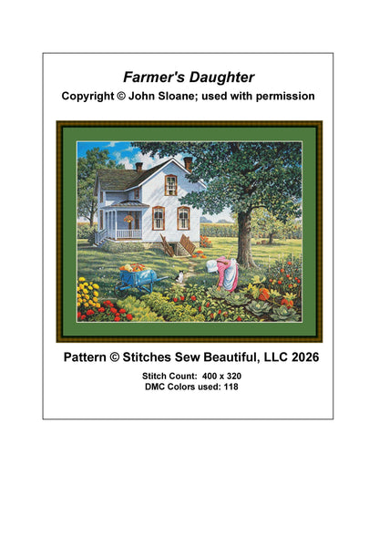 Farmer's Daughter - Cross Stitch Pattern