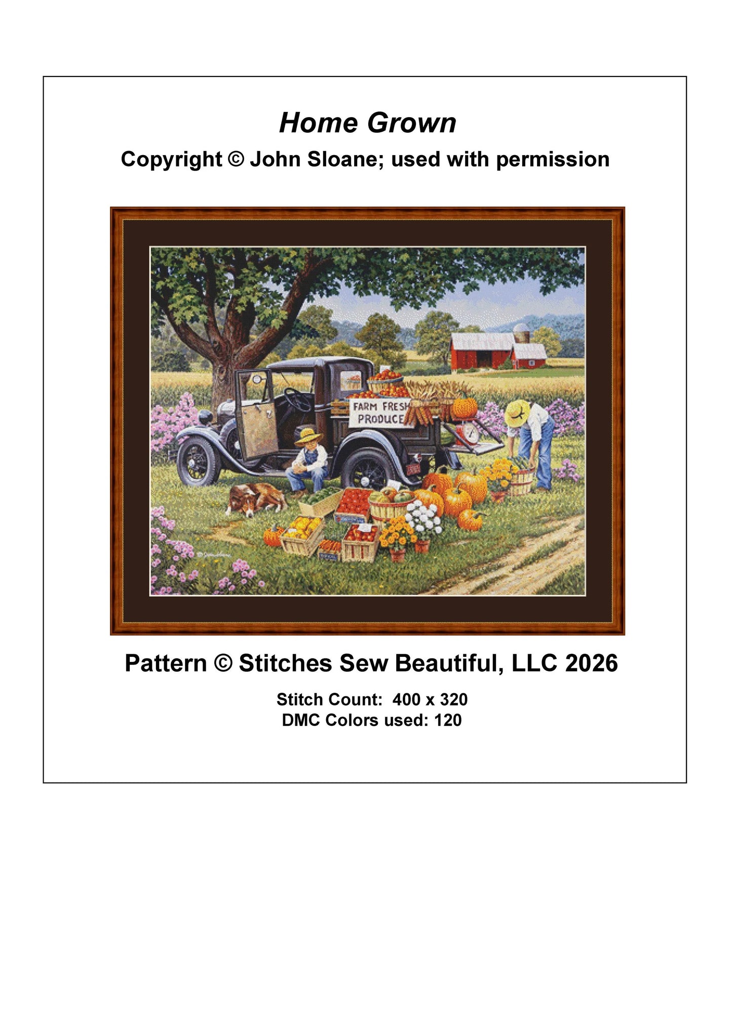 Home Grown - Cross Stitch Pattern
