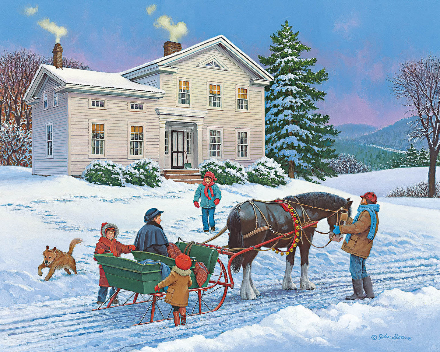 All Aboard - Puzzle by John Sloane