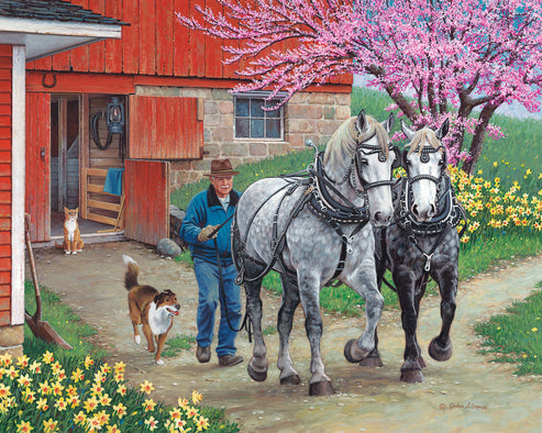 Back in the Harness © John Sloane – John Sloane Art