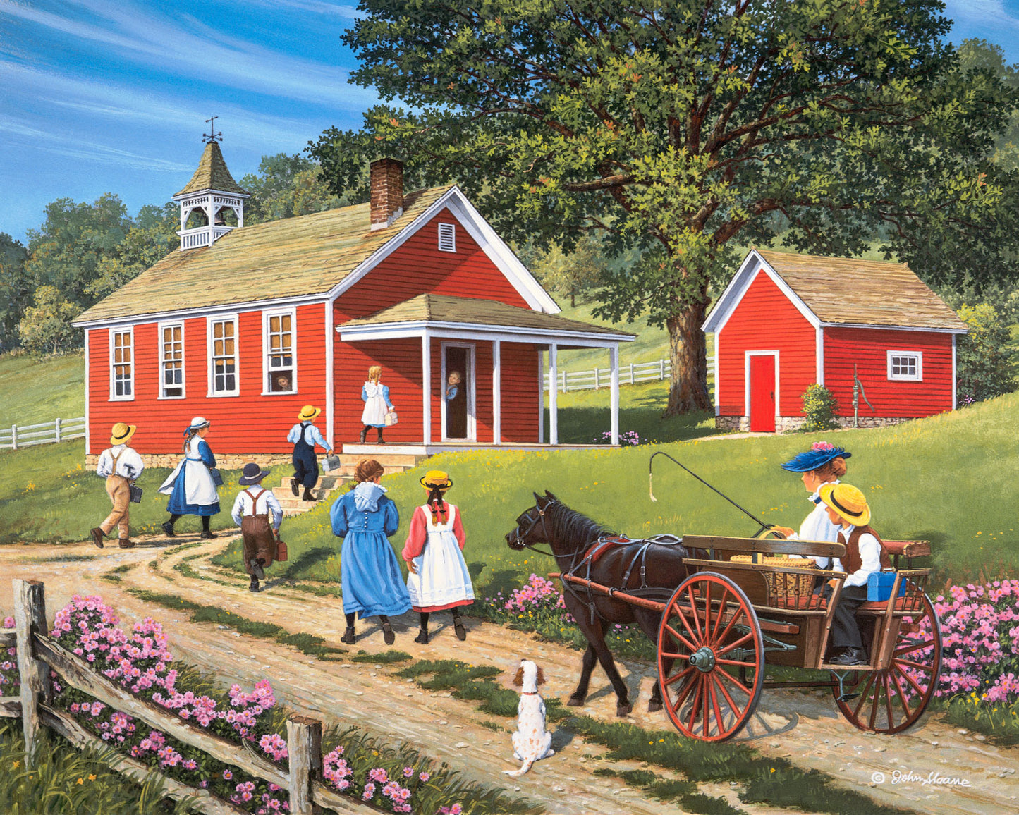 Back to School - Puzzle by John Sloane