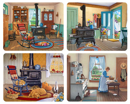 Country Kitchens Magnet Set