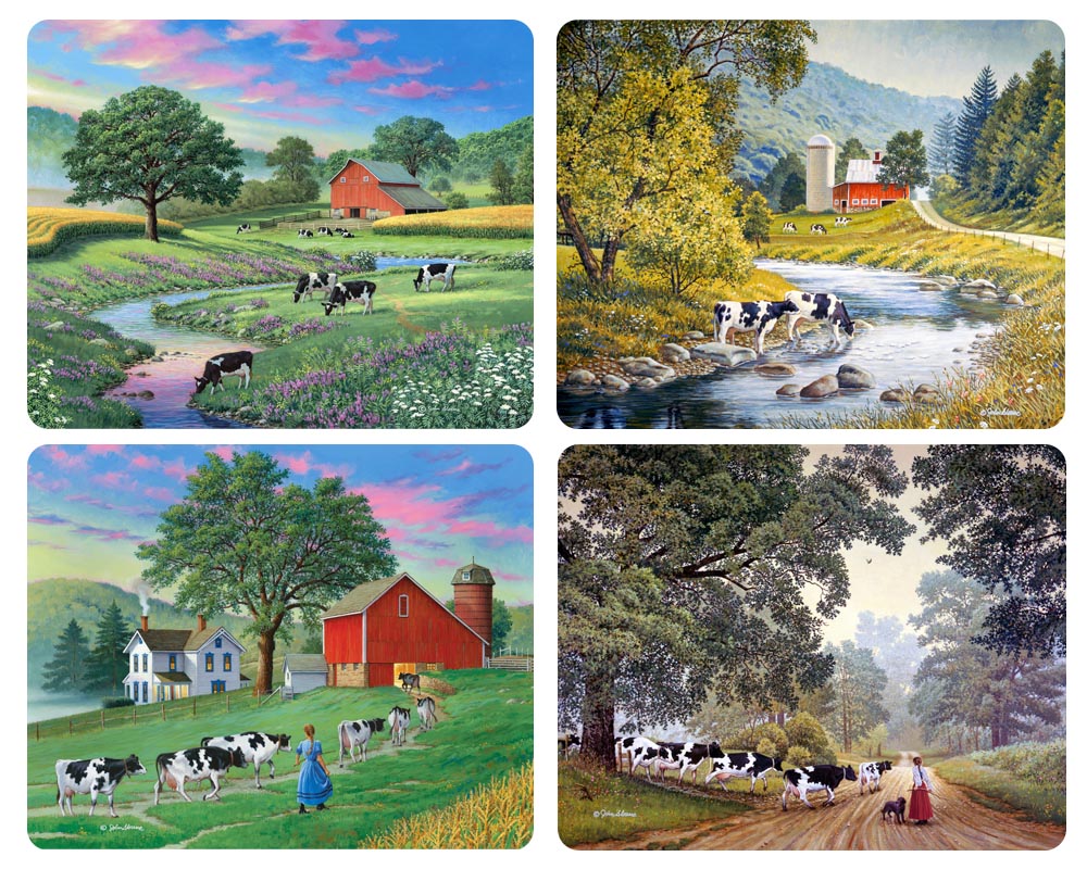 Cows and more Cows Magnet Set