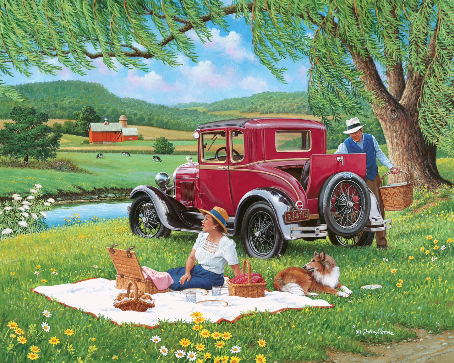 Far From the Crowd - Puzzle by John Sloane