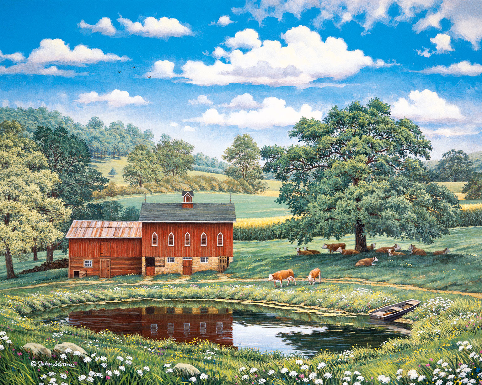 Green Pastures © John Sloane – John Sloane Art