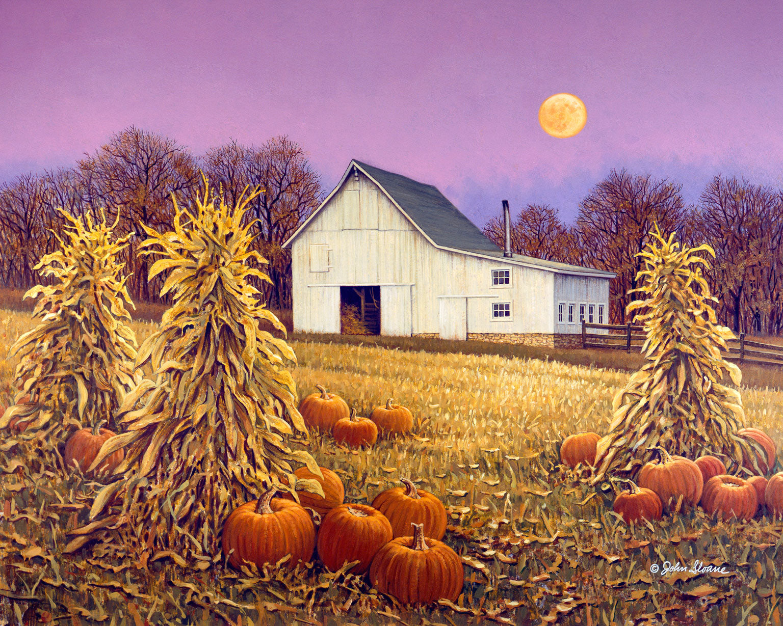 Hunter's Moon © John Sloane – John Sloane Art