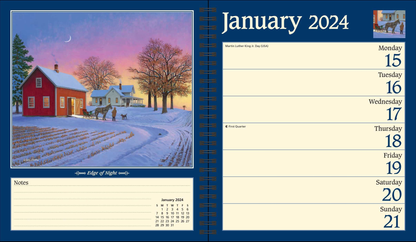 John Sloane's Country Seasons 2024 Monthly/Weekly Planner