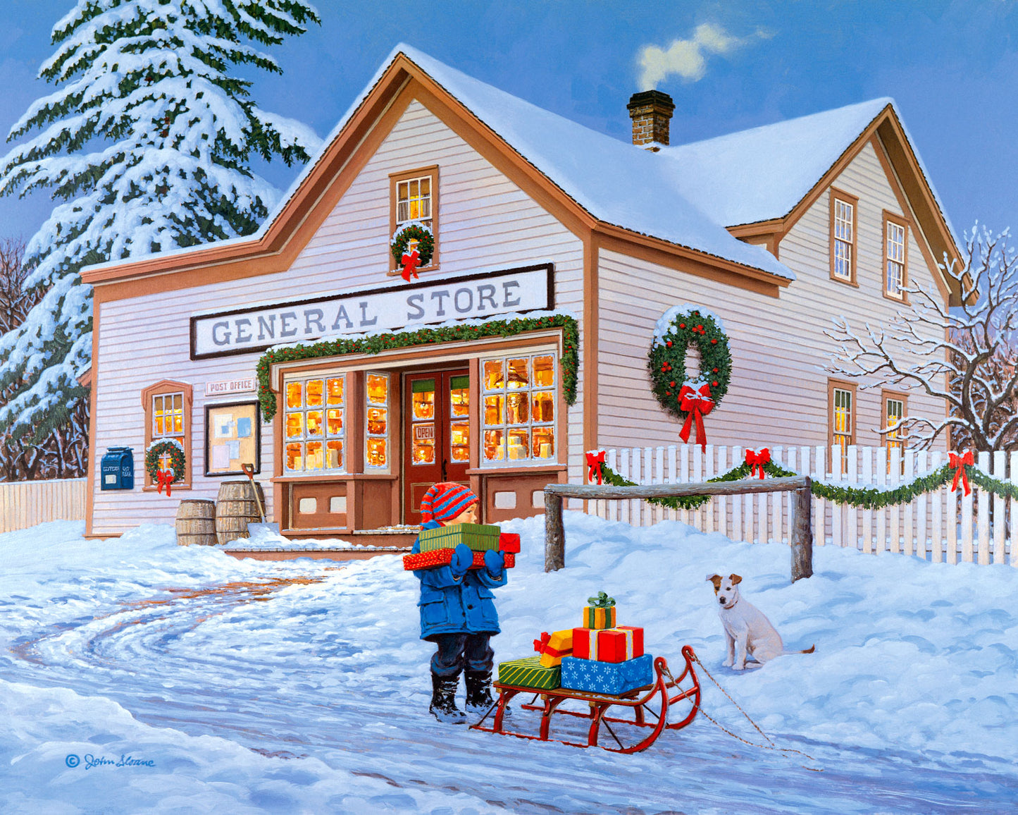 One Stop Shopping - Puzzle by John Sloane
