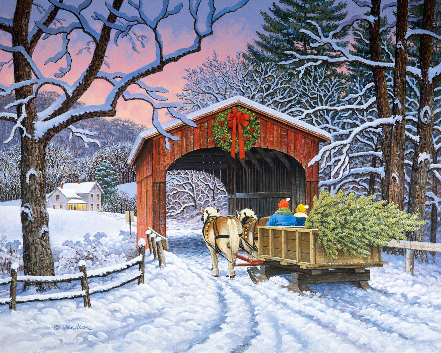 Over the River - Puzzle by John Sloane