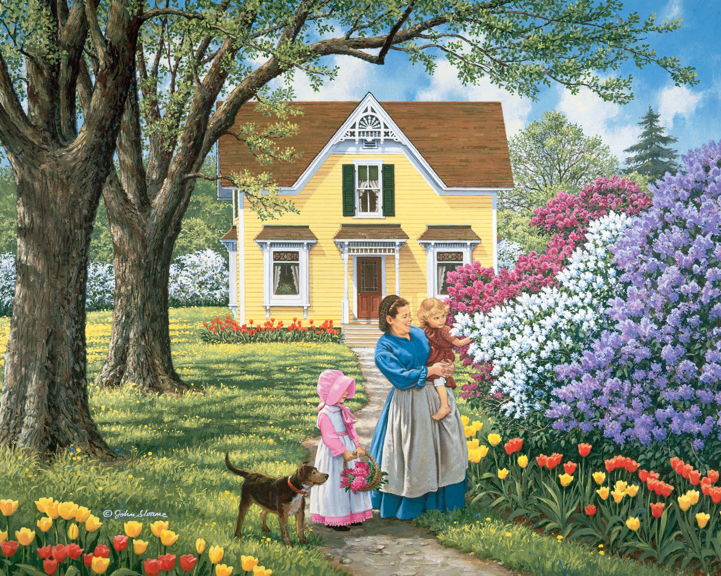 Precious Flowers - Puzzle by John Sloane