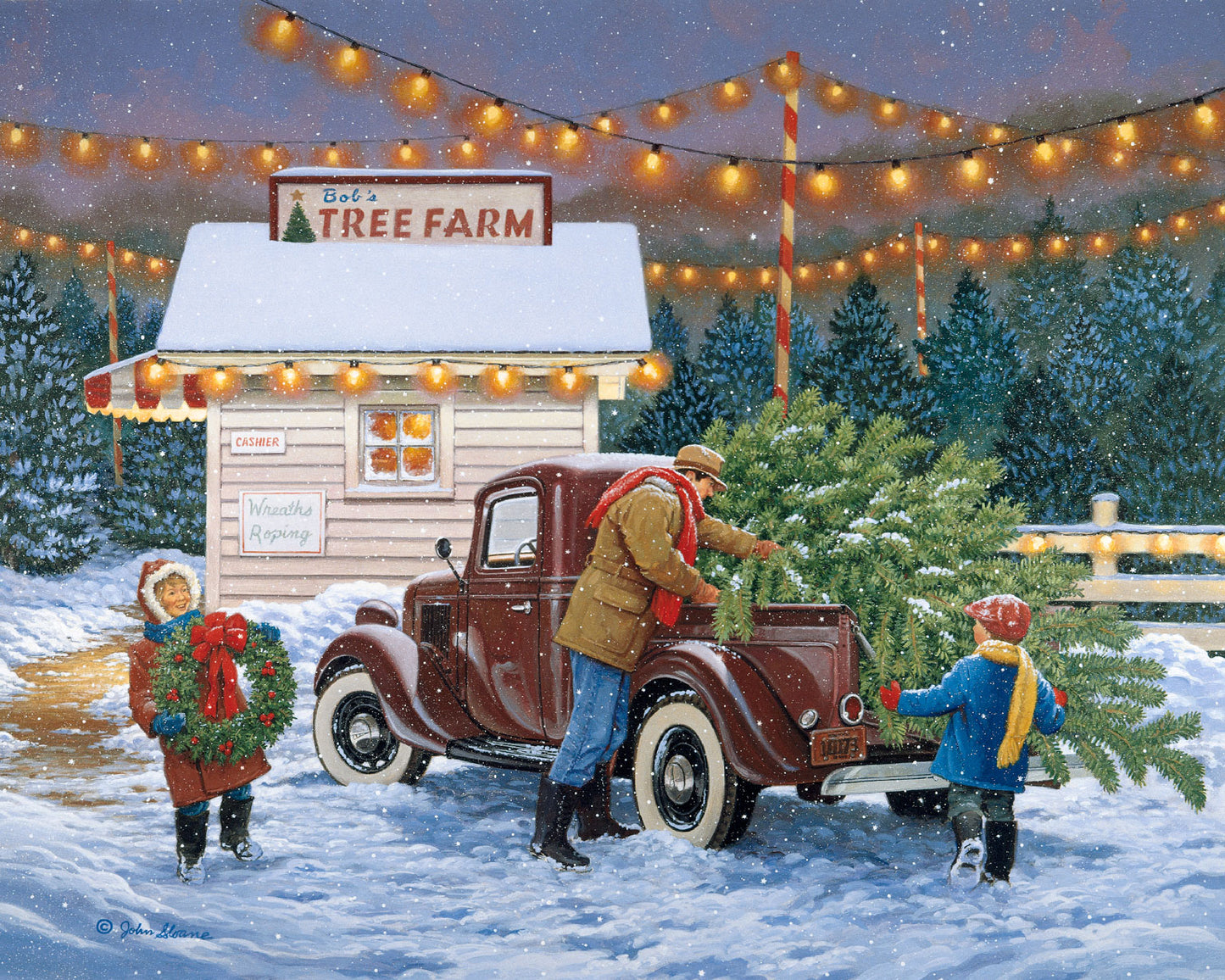 Tree Farm - Puzzle by John Sloane